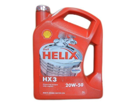 Shell Motor Oil HX3 3 Litre