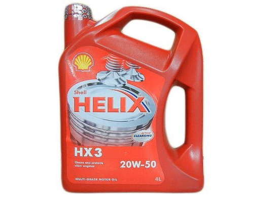 Shell Motor Oil HX3 4 Litre