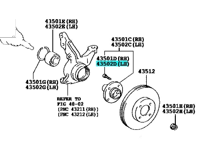 Corolla Genuine Wheel Bolt