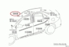 Replacement roof gutter moulding drip rail strip for Toyota Corolla 9th generation NZE120 ZZE121