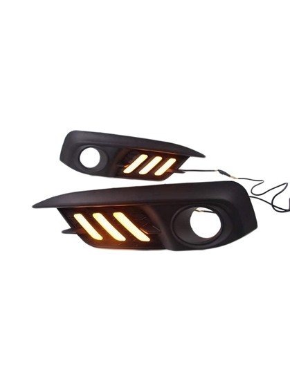 Honda Civic 2017 Fog Lamp Cover With LED DRL (3 Color)