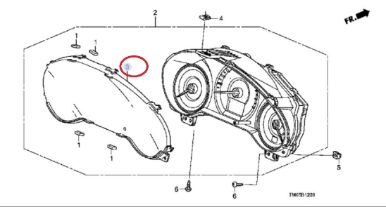 Meter Lens Honda City 2018