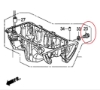 Honda Civic & City Genuine Engine Oil Pan Bolt.	