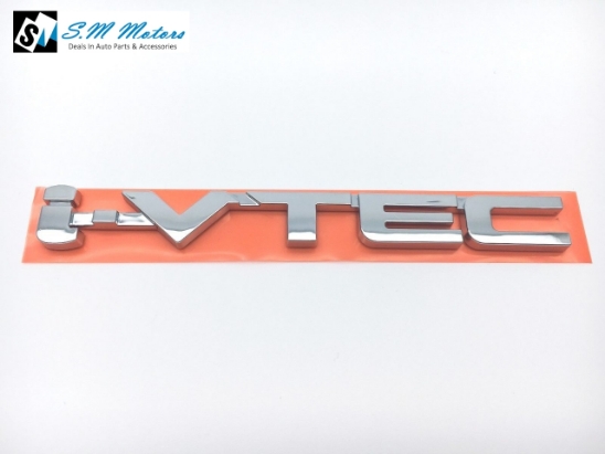 Picture of GENUINE HONDA I-VTEC REAR CHROME EMBLEM